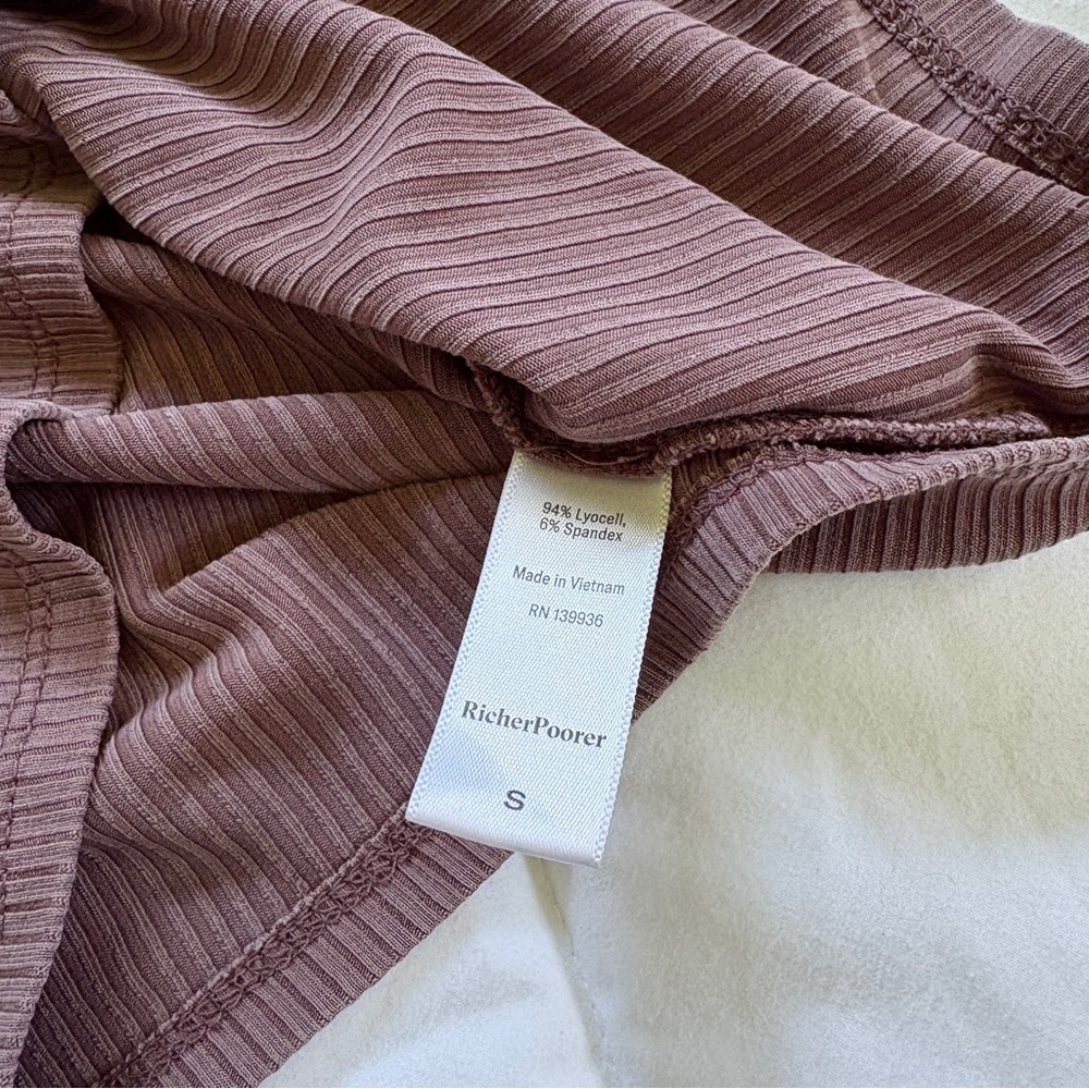 Brown Ribbed Richer Poorer Tank - Picture 3 of 3